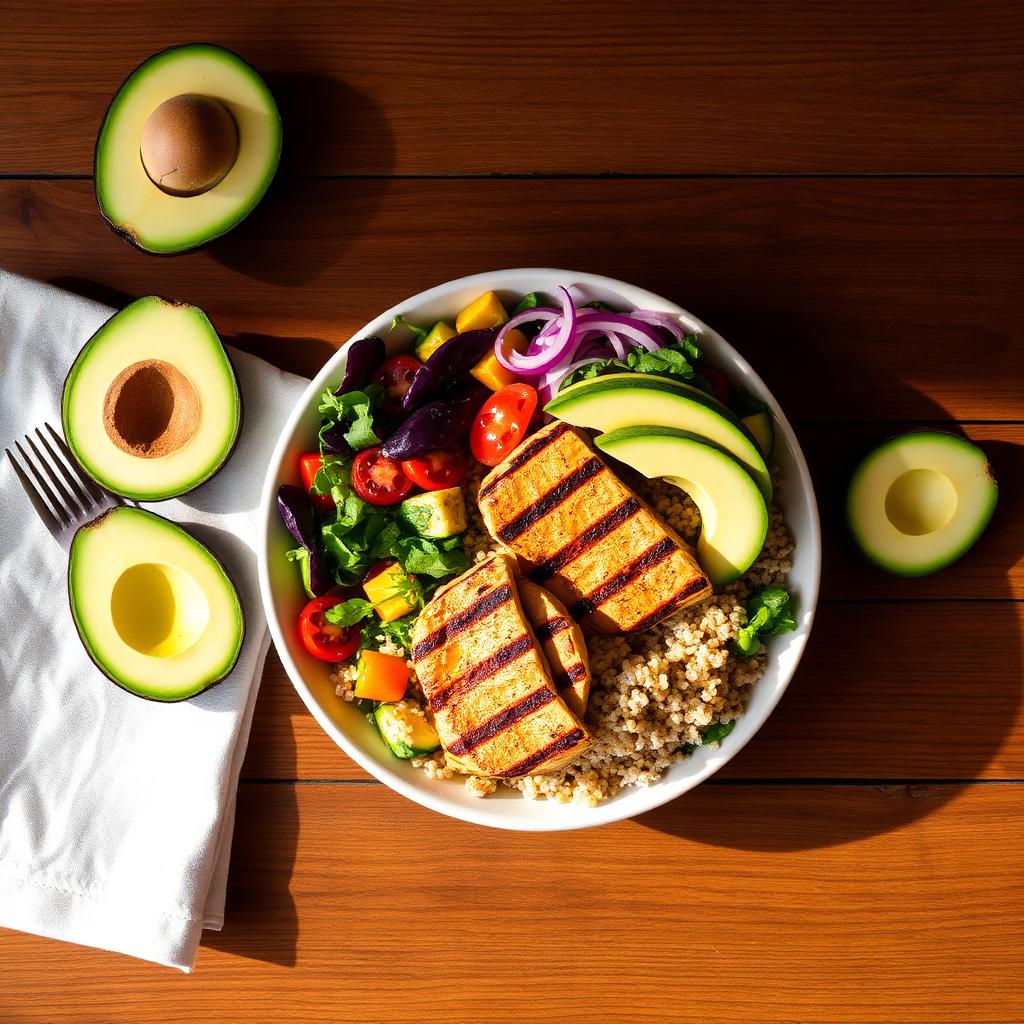 Refeição saudável analisada pelo NutriLens